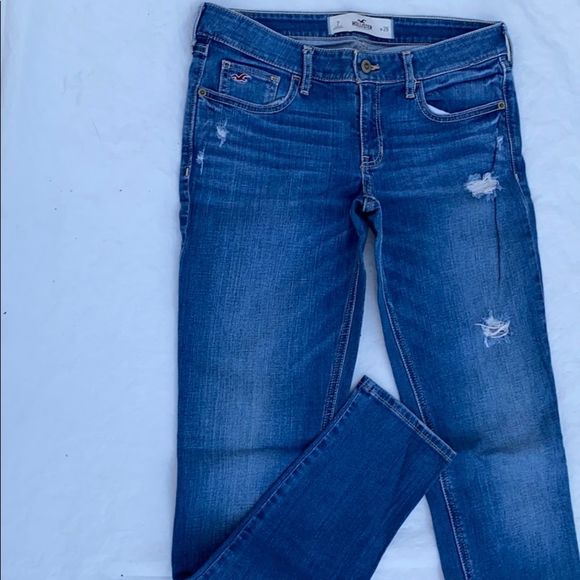 Hollister Denim - Hollister distressed denim jeans size 28 EUC